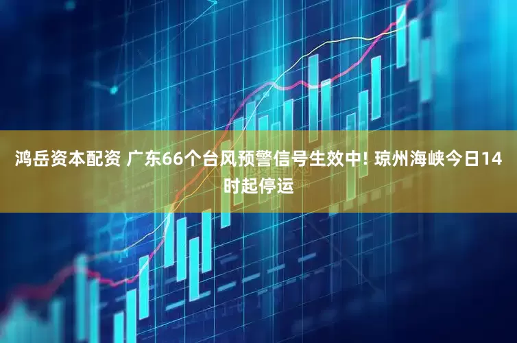 鸿岳资本配资 广东66个台风预警信号生效中! 琼州海峡今日14时起停运